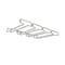 Rev-A-Shelf Steel, Silver, 17 in W, 1.5 in H, 11 in D, 11 in L, Satin Nickel 3450-11SN - alternate 1